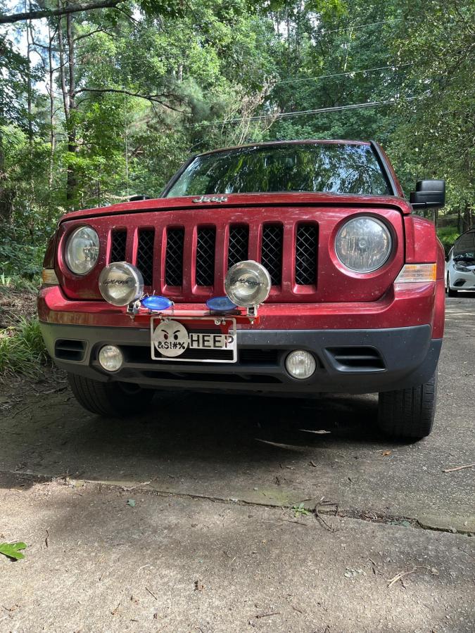 License Plate/Light Mount for Jeep Patriot