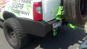 Nissan Xterra WD22 Rear Bumper with full wrap side wings