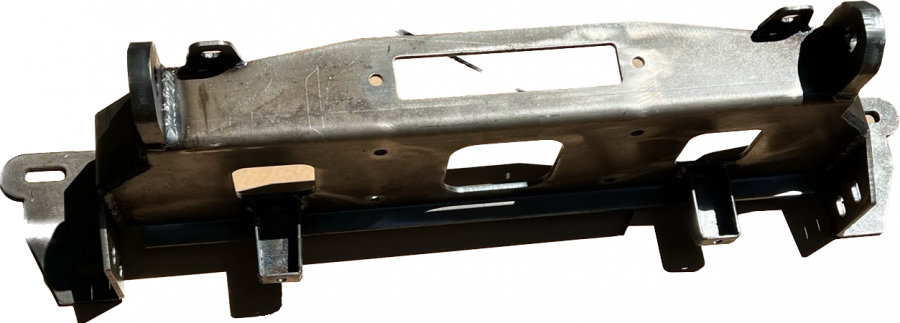 Assembled winch carrier
